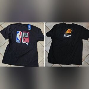 Basketball Black T-Shirt with Suns Logo